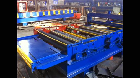 Steel Sheet Flattening Machine Youtube