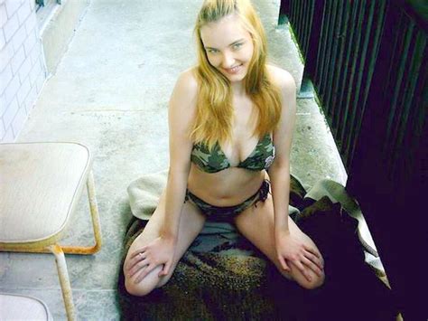 Naughty Nikki Camouflage Bikini Nikki Camo String Bikini Under Jeans 034 Porn Pic