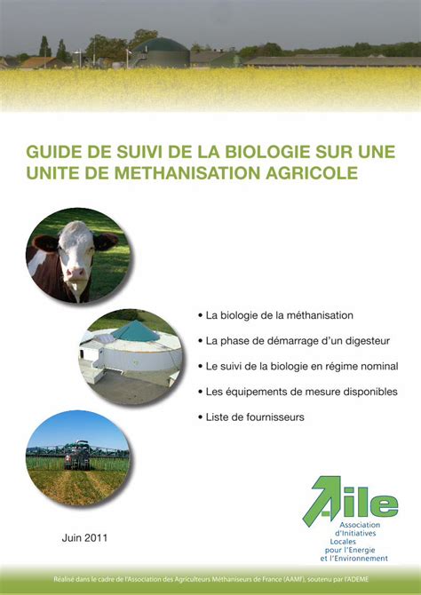 Pdf Guide De Suivi De La Biologie Sur Une Unite De Methanisation