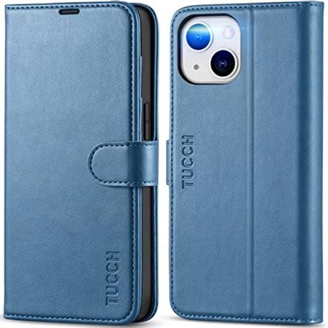 Tucch Funda Tipo Portafolios Para Iphone 14 De 61 Pulgadas Cubierta