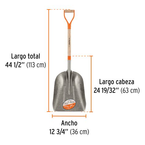 Ficha Tecnica Pala Carbonera Classic Pu O Y Extra Grande Truper