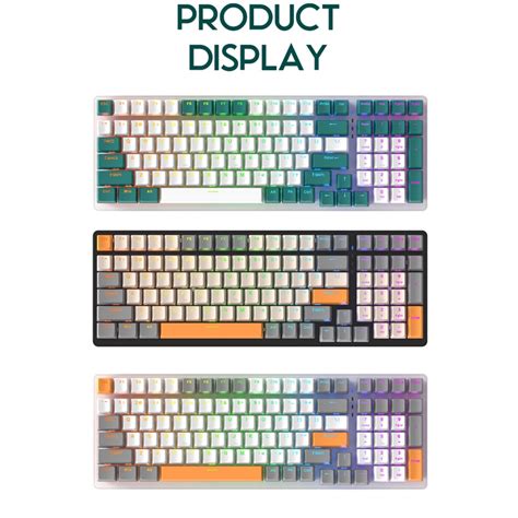 B N Ph M C Gaming K Red Switch Led Ch Hot Swap D Nh Cho Laptop Pc Macbook