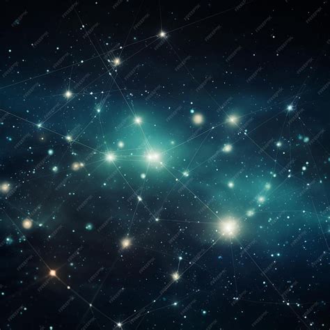 Premium AI Image | a blue star cluster is shown in the dark.