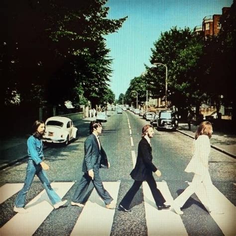 The Beatles Abbey Road 1969 The Front Cover Design A Photograph Of