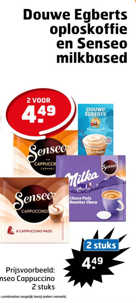 Douwe Egberts Senseo Oploskoffie Koffiepad Folder Aanbieding Bij