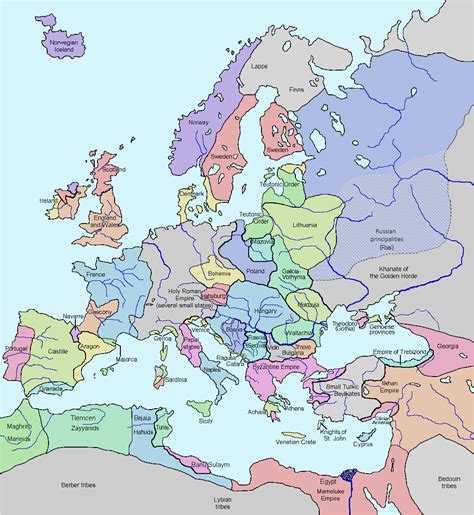 Feudal Europe Map