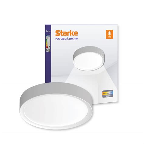 Lichidare Stoc Plafoniera LED ST00243 Starke Rotunda Cu Telecomanda