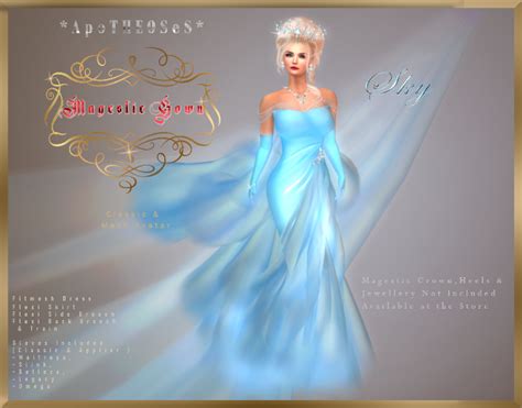 Second Life Marketplace As Magestic Gown Sky