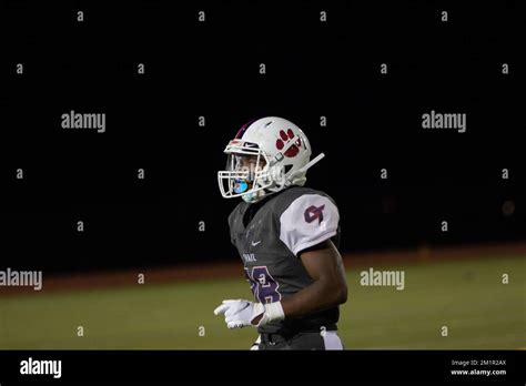 A football player in game, Colorado high school football Stock Photo ...