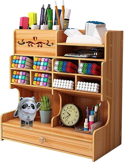 Houten Bureau Organizer Pennenhouder Bureau Doe Het Zelf