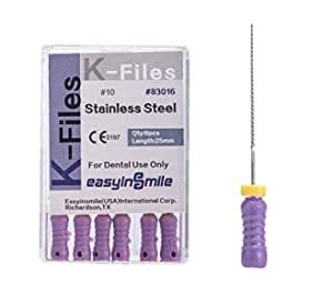 Amazon Easyinsmile Dental Endo Root Canal Hand Use File K Files