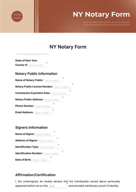 Free Notary Templates To Edit Online And Print