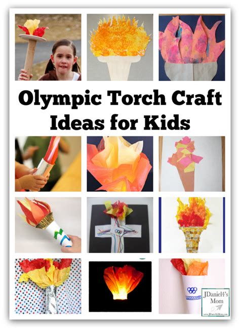 Olympic Torch Craft Ideas For Kids