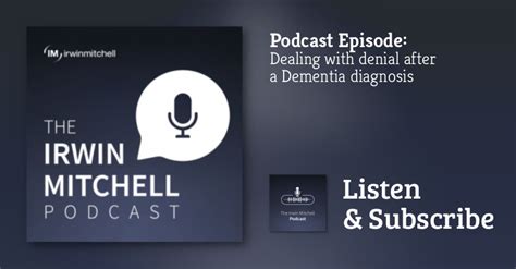 Dealing With Denial After A Dementia Diagnosis The Irwin Mitchell