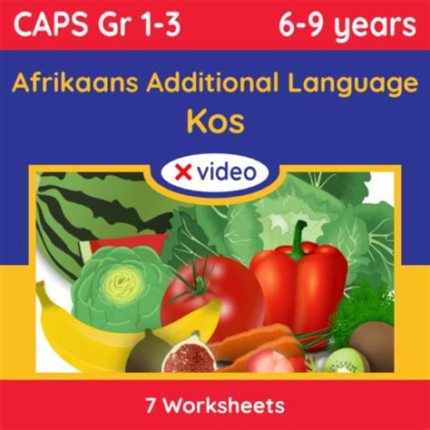 Afrikaans Additional Language: Kos (without video) | E-Academy