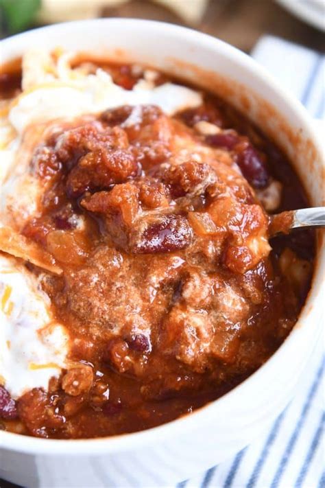 Classic Slow Cooker Chili Recipe Mel S Kitchen Cafe