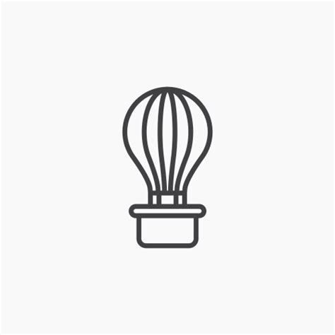 Hot Air Balloon Outline Vector Images Over 4 100
