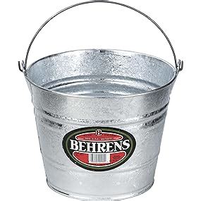 Amazon Behrens Hot Dipped Galvanized Steel Utility Pail