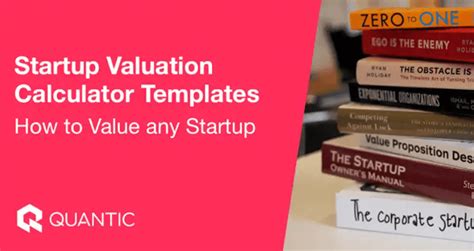 Startup Valuation Calculator Templates How To Value Any Startup The