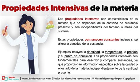 Propiedades Intensivas De La Materia