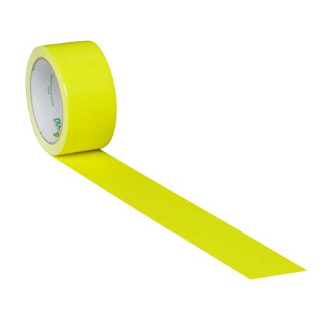 Color Duct Tape Yellow 188 In X 15 Yd Duck Brand