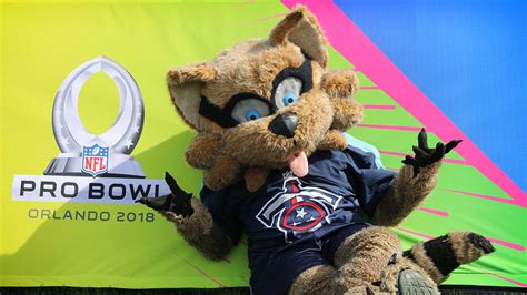 Titans Mascot T-Rac at the 2018 Pro Bowl