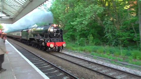 Lms Royal Scot 46100 At Hebden Bridge Railway Station With The