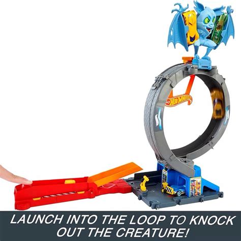 Pista Hot Wheels Ataque De Loop De Morcego Mattel Pirlimpimpim Brinquedos