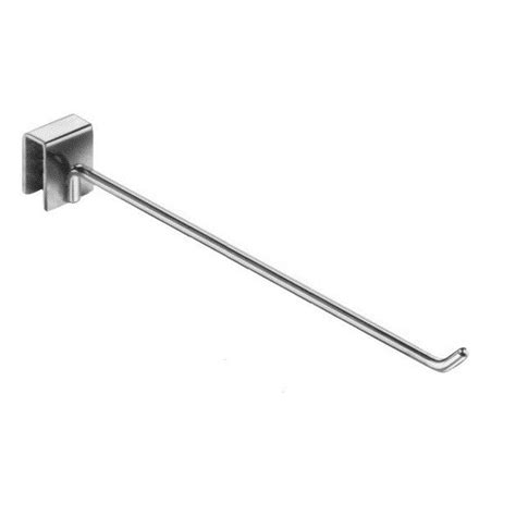 Display Hook Hangrail Mount 12l 14 Dia Wire Chrome