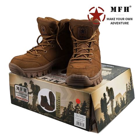 Commando Boots MFH Coyote Tan piesková obuv Commando sk