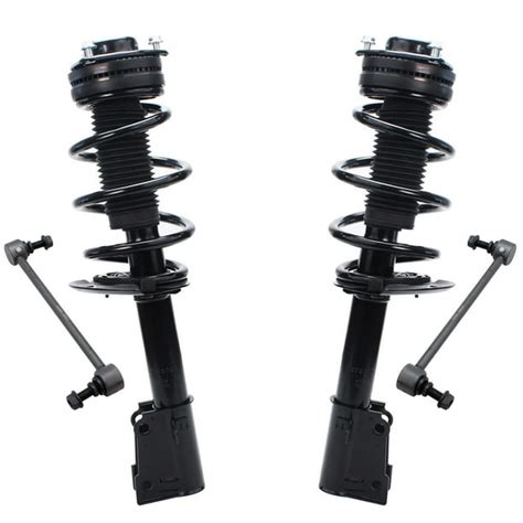 Detroit Axle Front Struts W Coil Spring W Sway Bars Replacement For