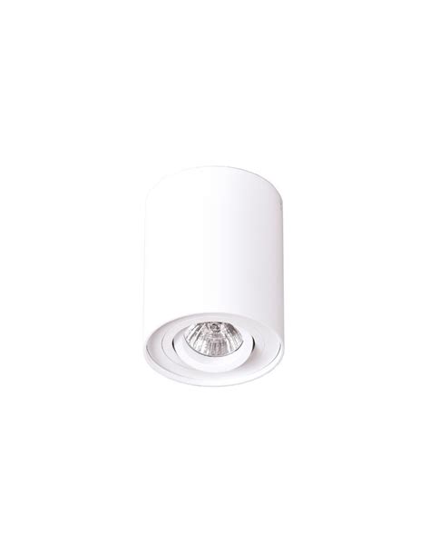 Basic Round White C Plafon Maxlight Lampa Sufitowa Tuba Bia A