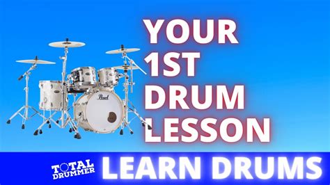 First Drum Beat Beginner Drum Lesson Youtube