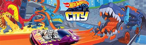 Amazon Hot Wheels City Toy Car Track Set Ultimate T Rex