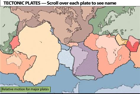 World: Tectonic Plates- Incorporated Research Institutions for Seismology