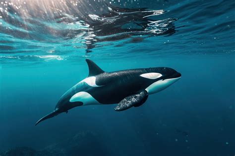 Underwater photo natural orca animal | Free Photo - rawpixel