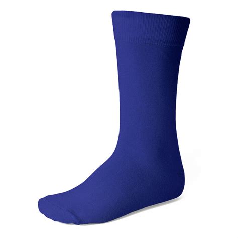 Mens Royal Blue Solid Color Socks Shop At Tiemart Tiemart Inc