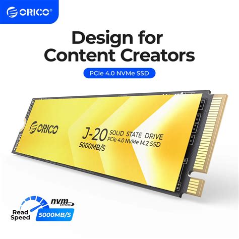 ORICO Unidad Interna De Estado S Lido M 2 PCIe 4 0 Gen4 X3 NVMe SSD