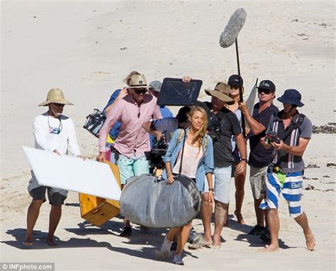 Blake Lively Gets Into A Tiny Bikini While Filming The Shallows In