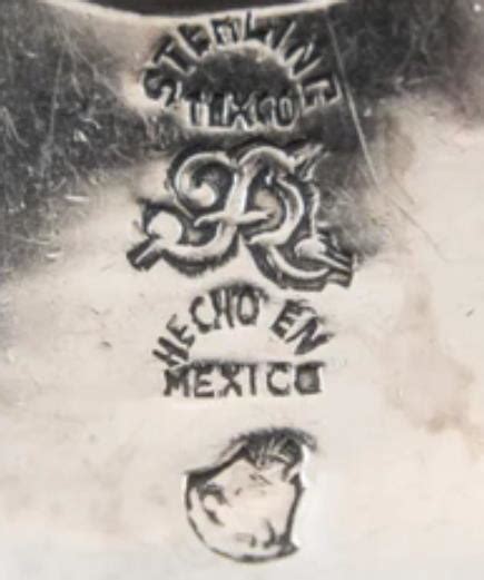 Mexico Silver Hallmarks And Mexican Makers Trade Marks R S