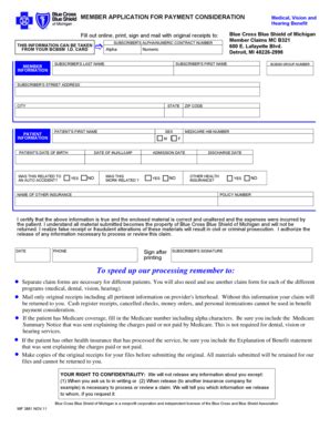 Fillable Online Mtu Members Application For Payment Member Claims Mtu