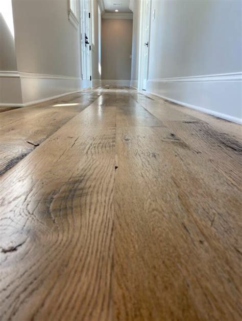 Original Face Skip Planed White Oak Flooring Southend Reclaimed