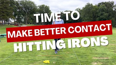 Do This To Make Better Contact With Your Irons Golf Swing Golf Drill