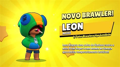 Liberei um Novo Brawl lendário qual será Leon Spike O Corvo não é o da