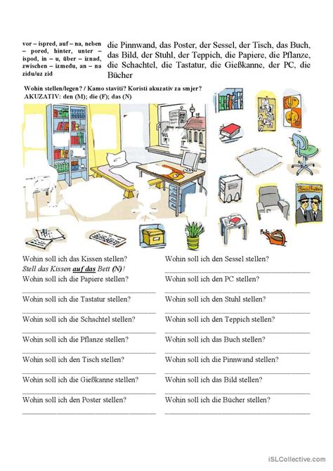 Pr Positionen Mit Dativ Und Akkusati Deutsch Daf Arbeitsbl Tter Pdf Doc