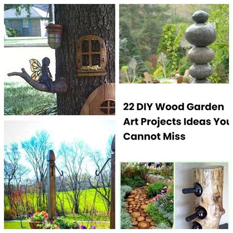 22 DIY Wood Garden Art Projects Ideas You Cannot Miss | SharonSable