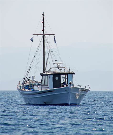 Traditional Greek Fishing Boat Stock Photo - Image: 6324970