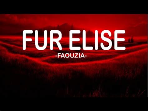 FAOUZIA FUR ELISE LYRICS YouTube