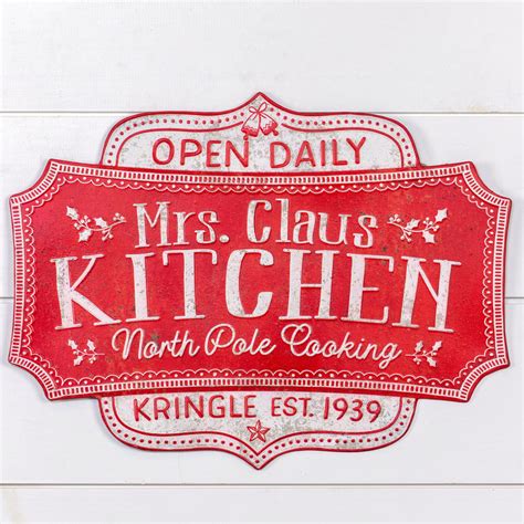 Mrs. Claus Kitchen Wall Art – West Haven & Company