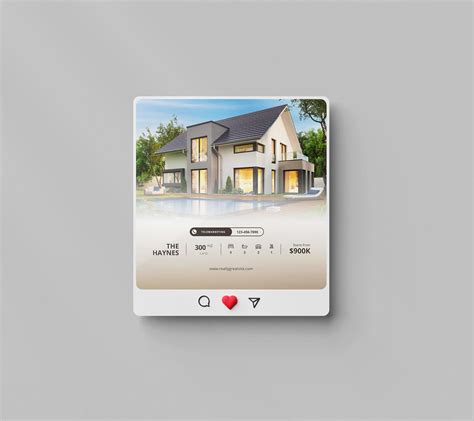 Real Estate Ad design for Instagram on Behance